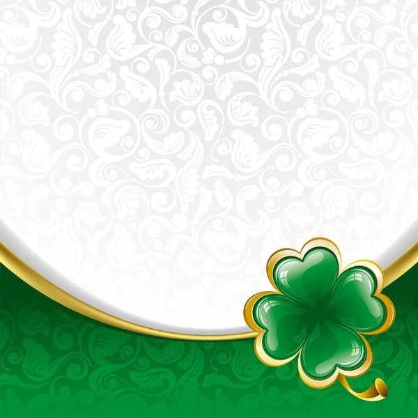 Hintergrund zu St. Patrick 's Day — Stockvektor