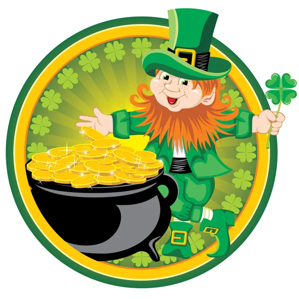 Leprechaun — Stock Vector