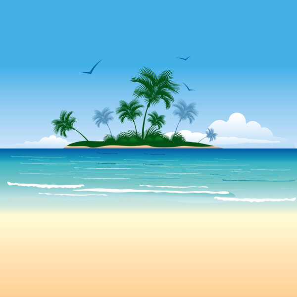 Tropical island