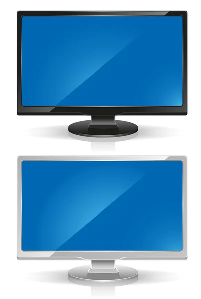Monitores de pantalla ancha — Archivo Imágenes Vectoriales