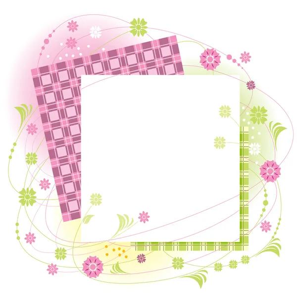 Floral frame — Stock Vector