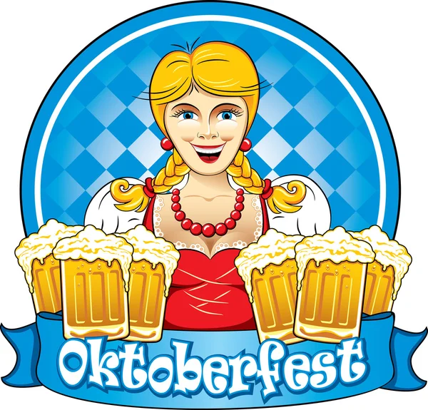 Oktoberfest — Vettoriale Stock