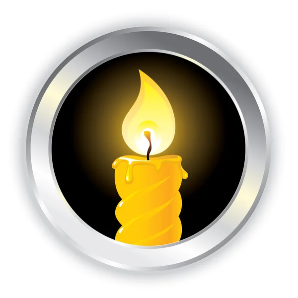 Candle icon — Stock Vector