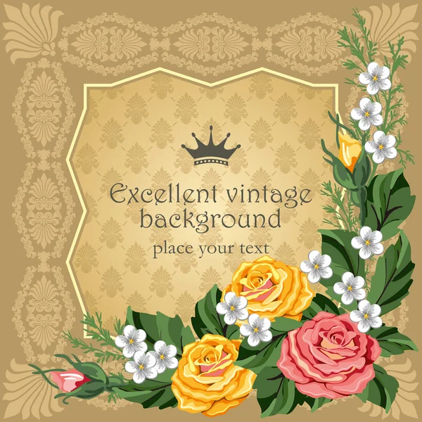 Vintage background — Stock Vector