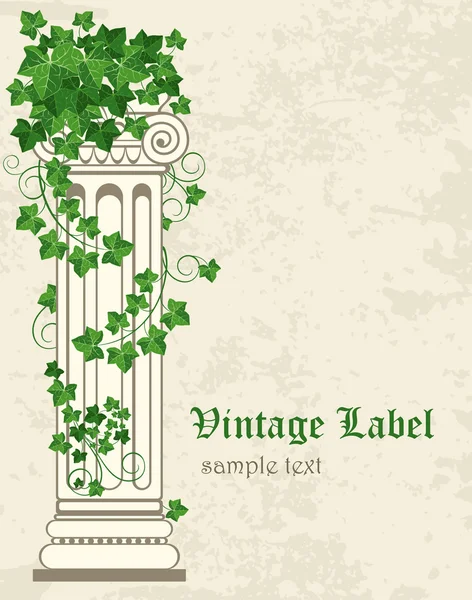 Vintage-Label — Stockvektor