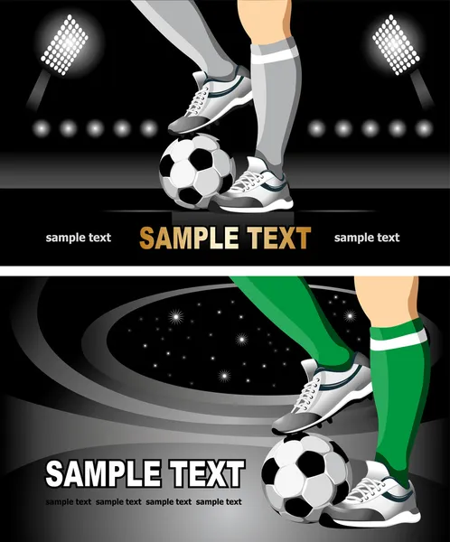 Fotbalový plakát — Stockový vektor