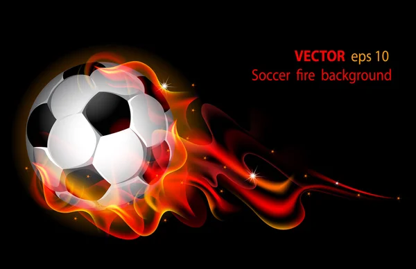 Vector fantastische voetbal achtergrond — Stockvector