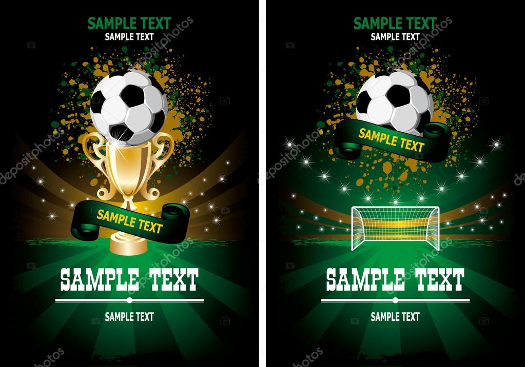 Soccer Poster Stock Vector Image By C Pazhyna