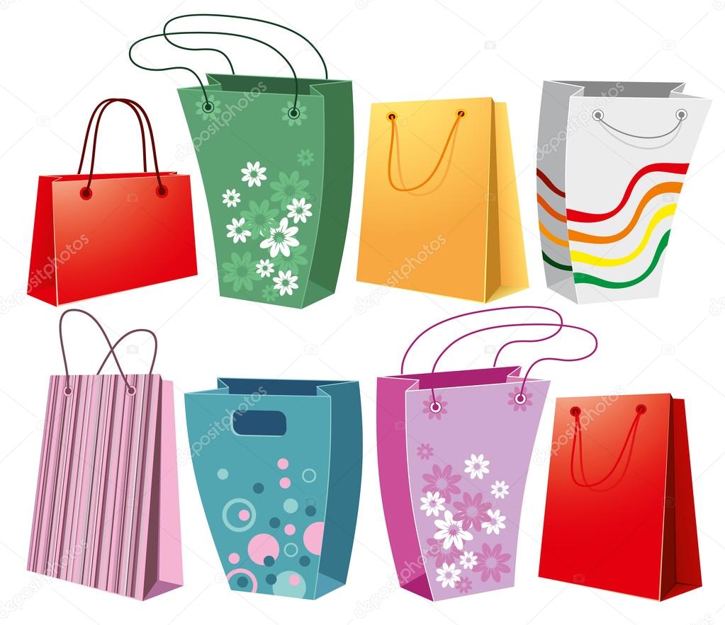 Set of shopping bags