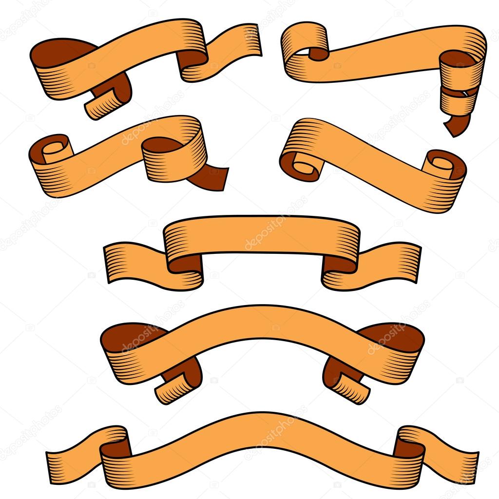 Old banners set — Stock Vector © Pazhyna 16785475