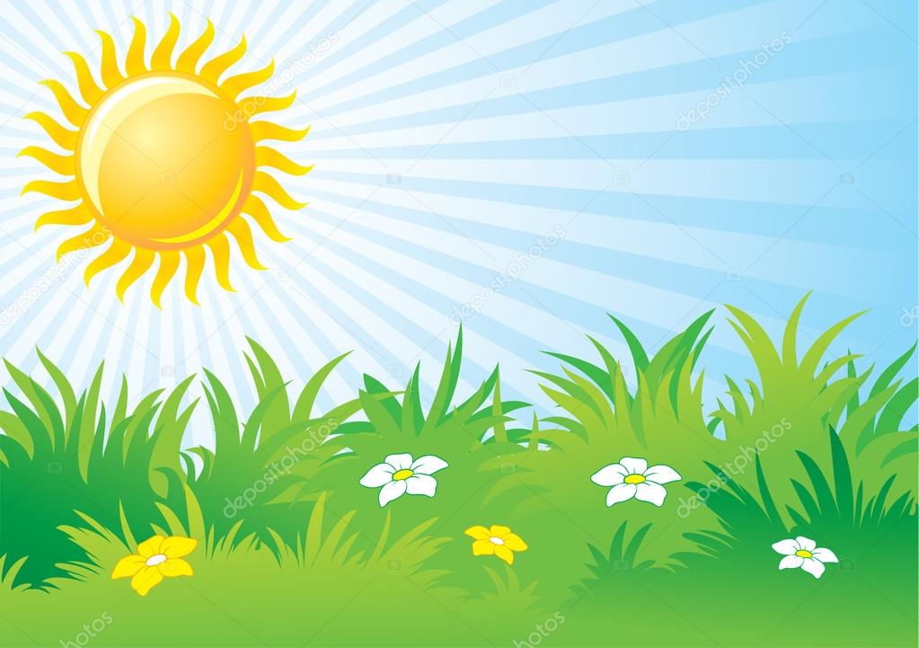 Sunny day, background Stock Vector Image by ©Pazhyna #16785893