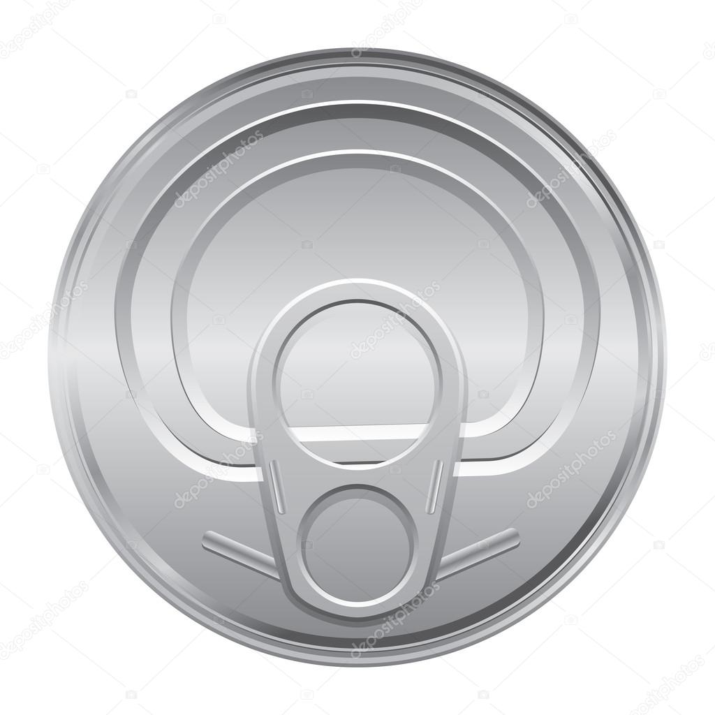 lid of a tin