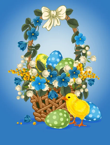 Saludo de Pascua — Vector de stock