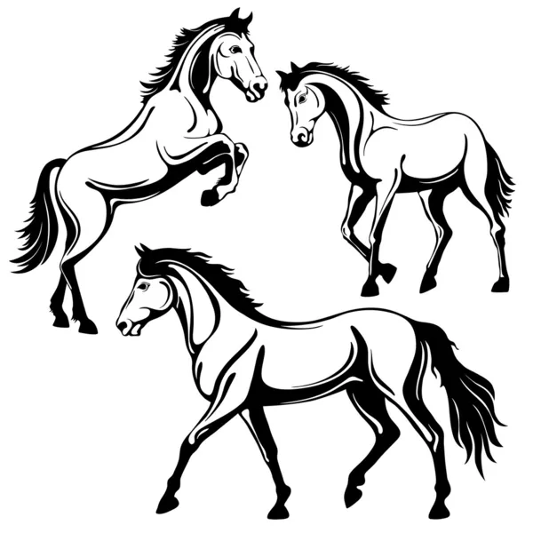 Caballo — Vector de stock