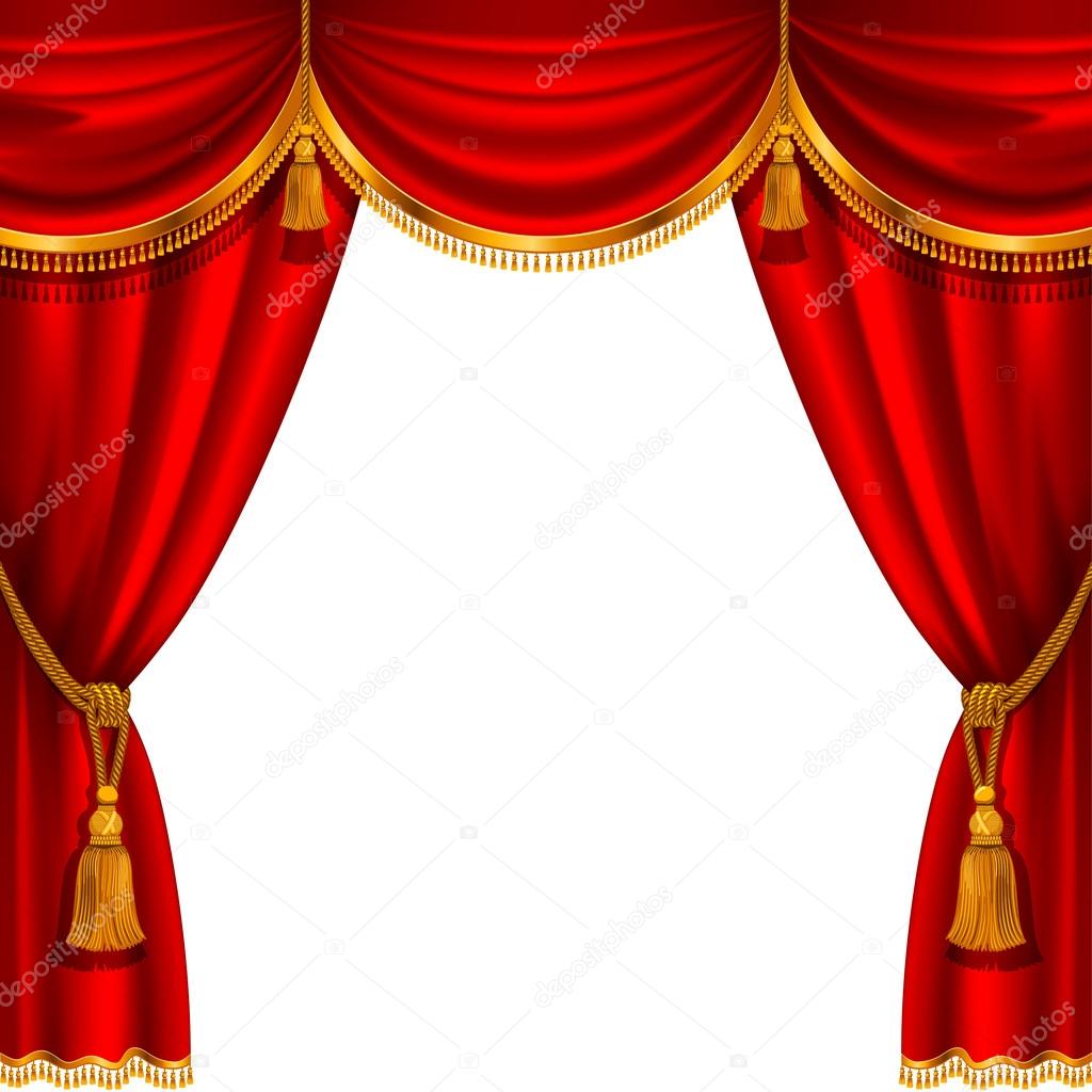 Red curtain