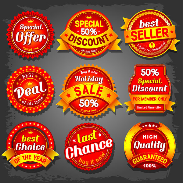 Sale labels