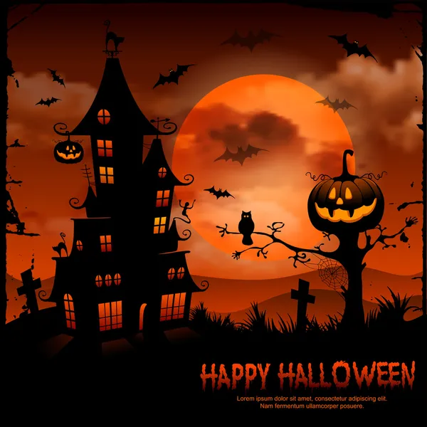 Halloween. — Vector de stock