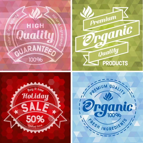 Label design set — Stock Vector