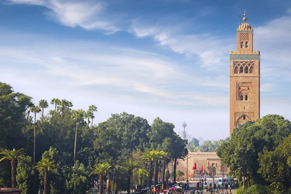 Moskén i marrakech — Stockfoto