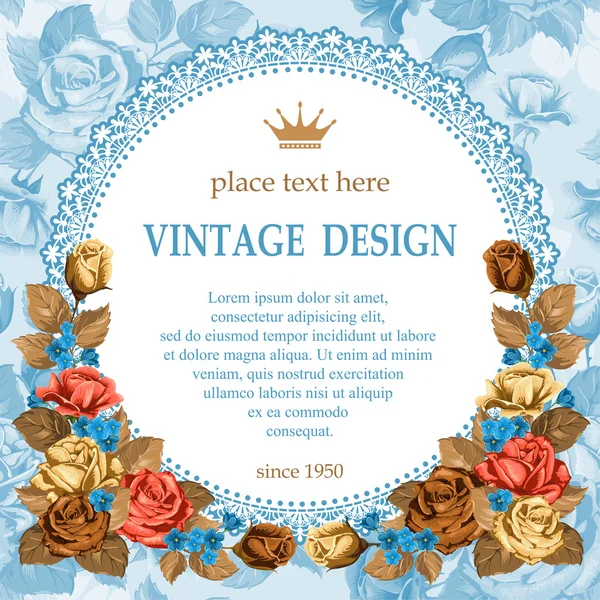 Vintage design — Stock Vector