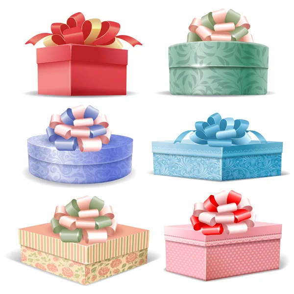 Cajas de regalo — Vector de stock