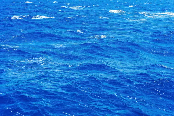 Blue Sea Cyprus Dark Blue Mediterranean Sea Landscape — Photo