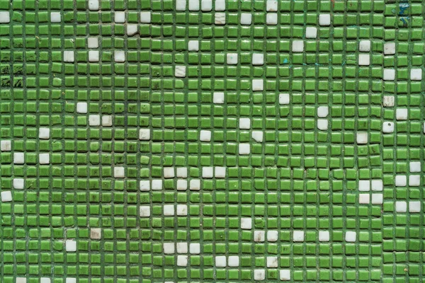 Green White Ceramic Mosaic Bathroom — Stockfoto