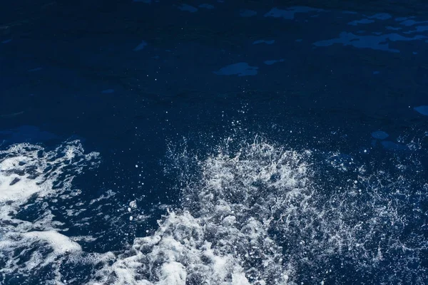 Crystal Clean Water Mediterranean Coast Blue Water Shade Green Turkish — Stockfoto
