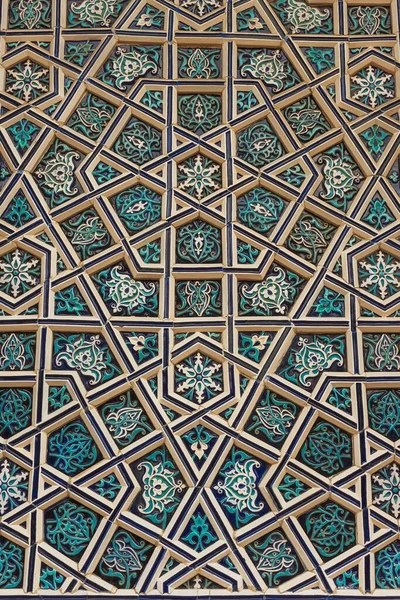 National Patterns Architecture Uzbekistan Photograph Wall Tashkent Mosque National Wall — Foto Stock