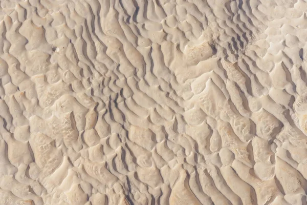 Texture White Stones Pamukkale White Layers Calcium Turkish Pamukkale White — стокове фото