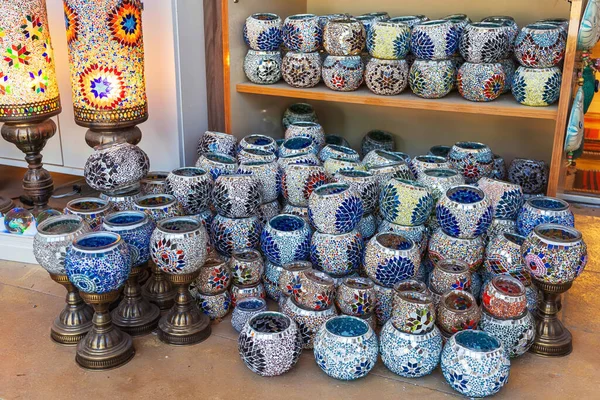 National Turkish Souvenirs Made Small Glass Handmade Souvenir Tourists Turkey — Stock Photo, Image