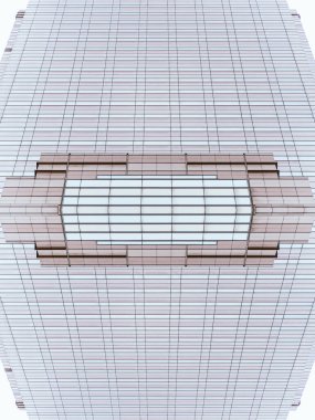 Tayvan, Taipei 'deki gökdelenlerin alçak açılı görüntüsü