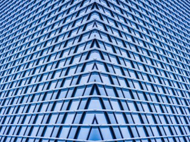 Mimari, Modern İnşaat Cam Cephesi İş Arkaplanı 'nı ayrıntılarıyla anlatıyor