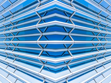 Mimari, Modern İnşaat Cam Cephesi İş Arkaplanı 'nı ayrıntılarıyla anlatıyor