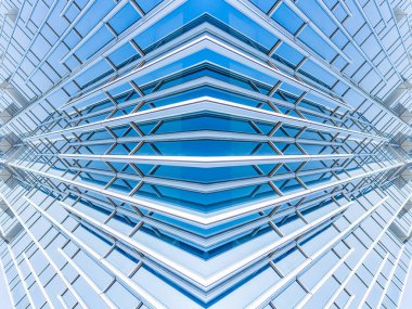 Mimari, Modern İnşaat Cam Cephesi İş Arkaplanı 'nı ayrıntılarıyla anlatıyor