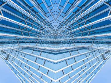 Mimari, Modern İnşaat Cam Cephesi İş Arkaplanı 'nı ayrıntılarıyla anlatıyor