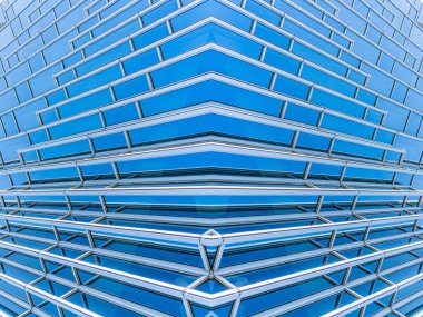 Mimari, Modern İnşaat Cam Cephesi İş Arkaplanı 'nı ayrıntılarıyla anlatıyor