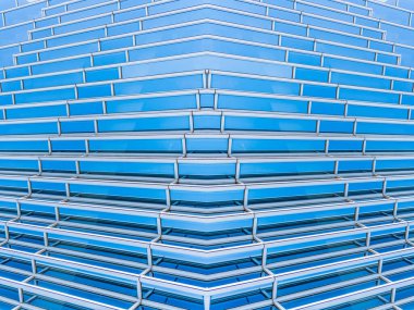 Mimari, Modern İnşaat Cam Cephesi İş Arkaplanı 'nı ayrıntılarıyla anlatıyor