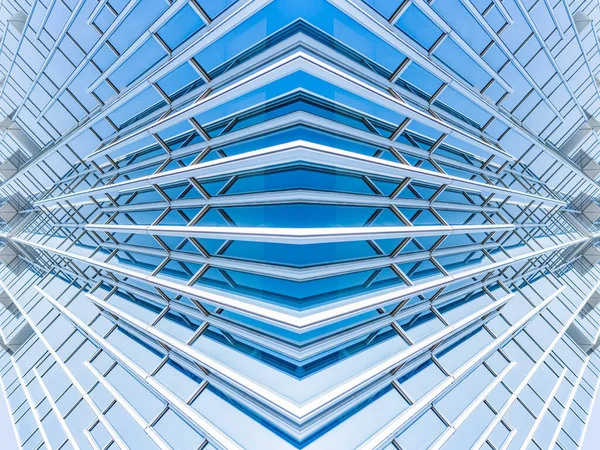 Αρχιτεκτονική Λεπτομέρειες Modern Building Glass Πρόσοψη Επιχειρήσεις Φόντο — Φωτογραφία Αρχείου