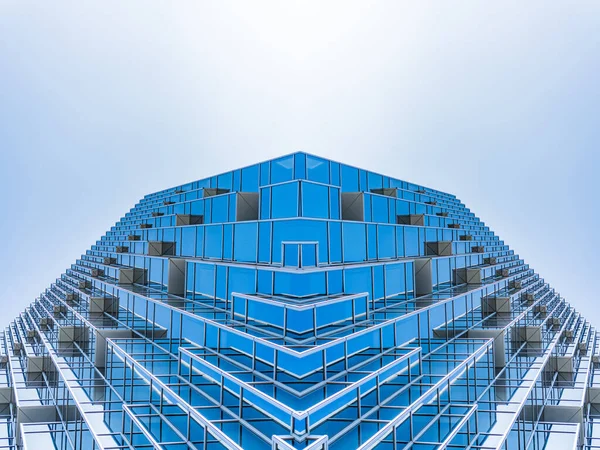 Mimari, Modern İnşaat Cam Cephesi İş Arkaplanı 'nı ayrıntılarıyla anlatıyor