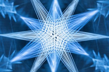 Soyut kaleydoskop arkaplanı. Güzel çok renkli kaleydoskop dokusu. Eşsiz kaleydoskop tasarımı.