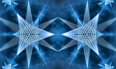 Soyut kaleydoskop arkaplanı. Güzel çok renkli kaleydoskop dokusu. Eşsiz kaleydoskop tasarımı.