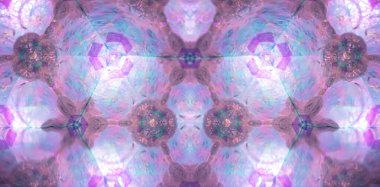 Soyut kaleydoskop arkaplanı. Güzel çok renkli kaleydoskop dokusu. Eşsiz kaleydoskop tasarımı.