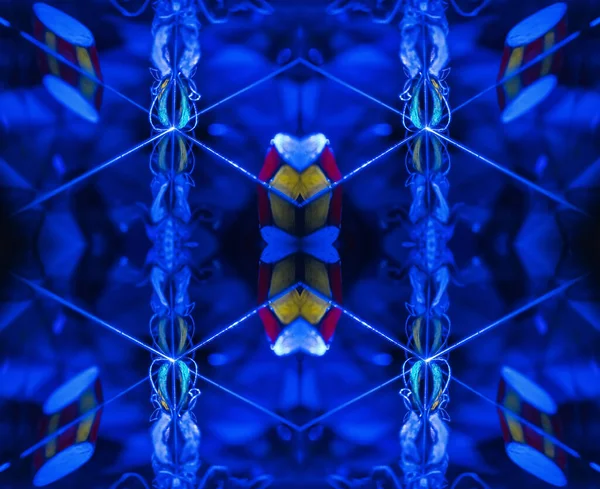 Αφηρημένο Φόντο Καλειδοσκόπιο Όμορφη Πολύχρωμη Υφή Καλειδοσκοπίου Μοναδικός Σχεδιασμός Καλειδοσκοπίου — Φωτογραφία Αρχείου