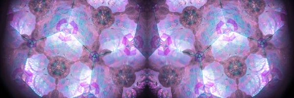 Soyut kaleydoskop arkaplanı. Güzel çok renkli kaleydoskop dokusu. Eşsiz kaleydoskop tasarımı.