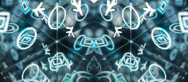 Abstraktes Kaleidoskop Schöne Mehrfarbige Kaleidoskop Textur Einzigartiges Kaleidoskopdesign — Stockfoto