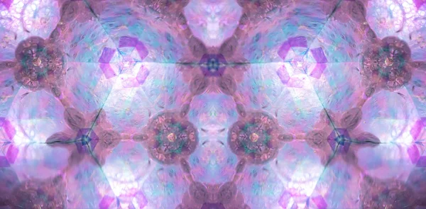 Soyut kaleydoskop arkaplanı. Güzel çok renkli kaleydoskop dokusu. Eşsiz kaleydoskop tasarımı.