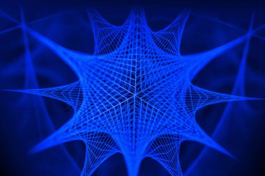 Soyut kaleydoskop arkaplanı. Güzel çok renkli kaleydoskop dokusu. Eşsiz kaleydoskop tasarımı.