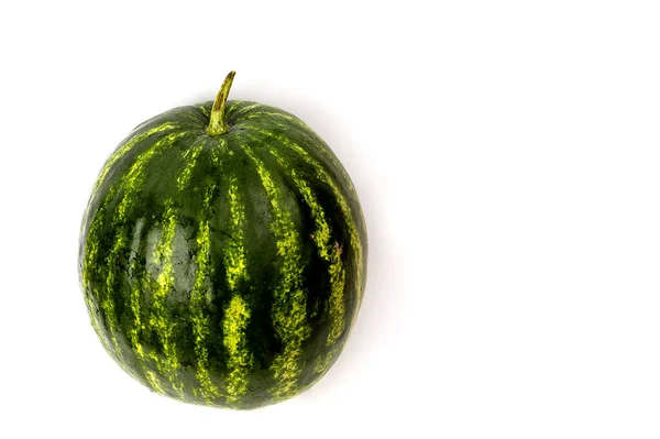 Big juicy watermelon on a white background