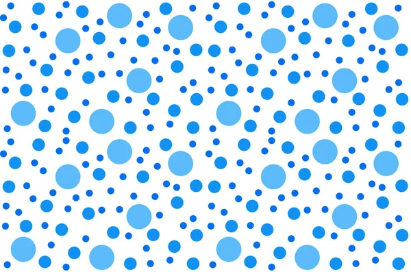 带有蓝色圆圈的背景摘要 明亮的蓝色背景 有小圆圈 白色背景上不同尺寸的圆环 分子背景 — 图库照片
